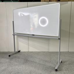 【オフィス会議の必需品！自立式ホワイトボードの入荷です！】■自立式ホワイトボード　両面タイプ　■W1900×H1800mm　■ホワイト