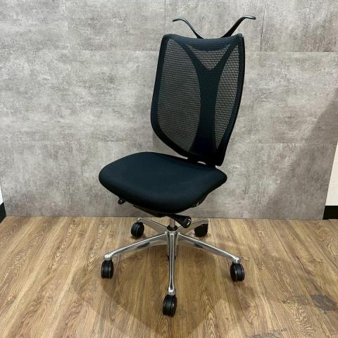【中古】サブリナ  オカムラ（okamura） 肘無ハイバックチェア