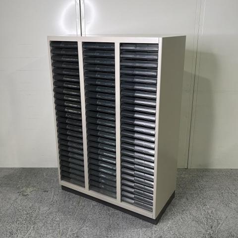 【中古】NSシリーズ  コクヨ（KOKUYO） ローキャビネット／クリスタルトレー