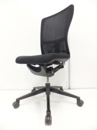 海外製/人気/高機能　ヘイワース (HAWORTH)製　ゾディ(ZODY)チェア　肘無し　ハイバック　■ランバーサポート付　■背面メッシュ　■ブラック