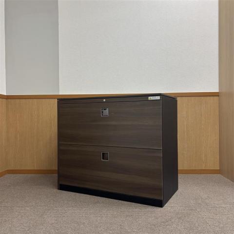 【中古】レクトライン  オカムラ（okamura） ローキャビネット／ラテラル