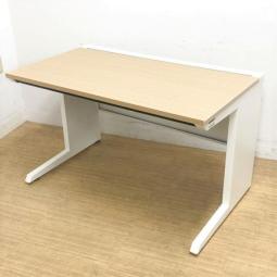 【在庫入替セール】イトーキ CZR 平机 定番の使いやすいW1200 センター引き出し付き 天板:ファインウォールナットライト 脚・ホワイト【愛知・名古屋・豊田・静岡・浜松】