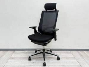 【西】メッシュチェア　ヘッドレスト付き　コクヨ製　インスパイン　INSPINE