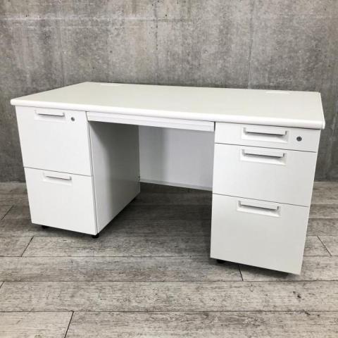 【中古】LEED  プラス（PLUS） 両袖机