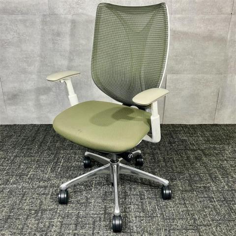 【中古】サブリナ C833BW FSZ5 オカムラ（okamura） 肘付ハイバックチェア