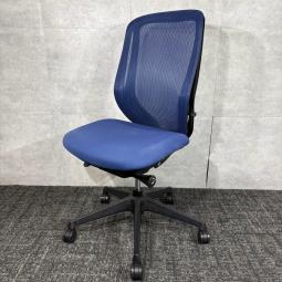 《個》【中古】オカムラ シルフィー C685XR FMP3 ハイバック オフィスチェア 肘無し ブルー  前傾チルト付き　2019年製 が入荷しました！人気の高機能チェア｜中古オフィス家具をお探しならオフィスバスターズ福岡博多店へお気軽にお問い合わせくだい！