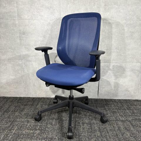 【中古】シルフィーメッシュ  オカムラ（okamura） 肘付ハイバックチェア