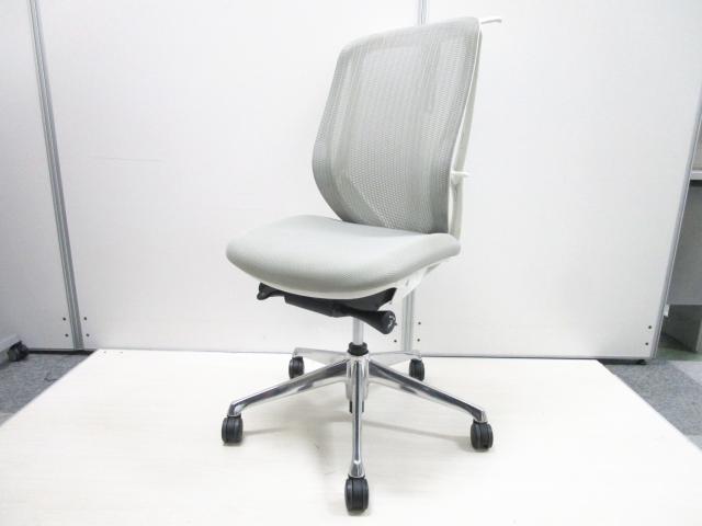 【中古】シルフィーメッシュ  オカムラ（okamura） 肘無ハイバックチェア