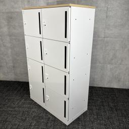 【中古】イトーキ イフス HSEP-0692TNW-W9 8人用ロッカー/ホワイトの清潔感と収納力を兼ね備えた8人用更衣ロッカー/福岡で中古オフィス家具をお探しならオフィスバスターズ福岡博多店へお気軽にお問い合わせください！