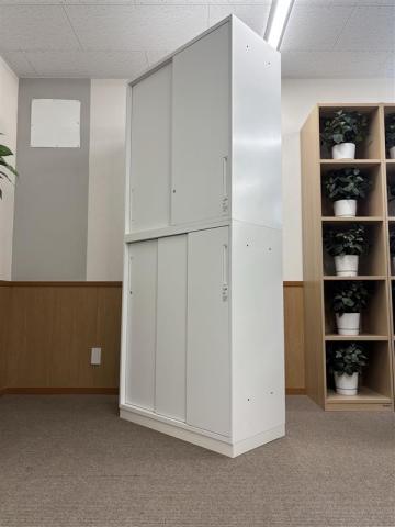 【中古】エディア  コクヨ（KOKUYO） ハイキャビネット／引き違い＋引き違い
