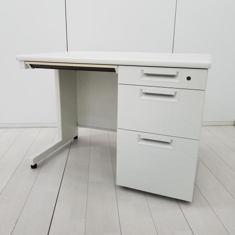 【中古】JSシリーズ JS-C0470D-3 WH プラス（PLUS） 片袖机