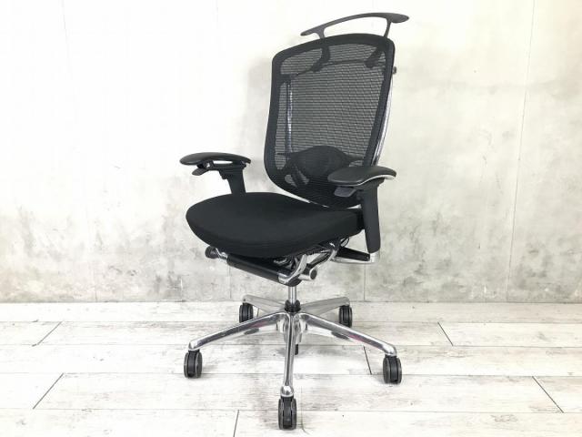 【中古】コンテッサチェア CM51AB FBH8 オカムラ（okamura） 肘付ハイバックチェア