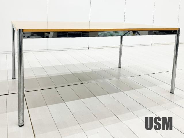 【中古】USMハラーテーブル  USMハラー ミーティングテーブル（会議机）