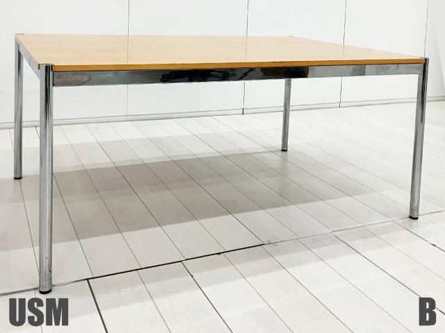 【中古】USMハラーテーブル  USMハラー ミーティングテーブル（会議机）
