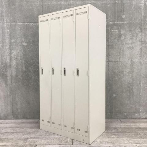【中古】SLK SLK-4 生興 4人用更衣ロッカー