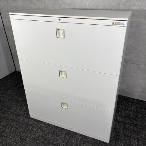 【中古】レクトライン  オカムラ（okamura） ローキャビネット／ラテラル