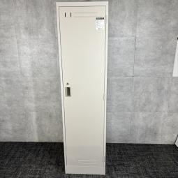 【中古】コクヨ LKロッカー LK-1F1C 1人用更衣ロッカー/シリンダー錠付きで衣類や私物を個別に収納できる定番オフィスロッカー/福岡で中古オフィス家具をお探しならオフィスバスターズ福岡博多店へお気軽にお問い合わせください！