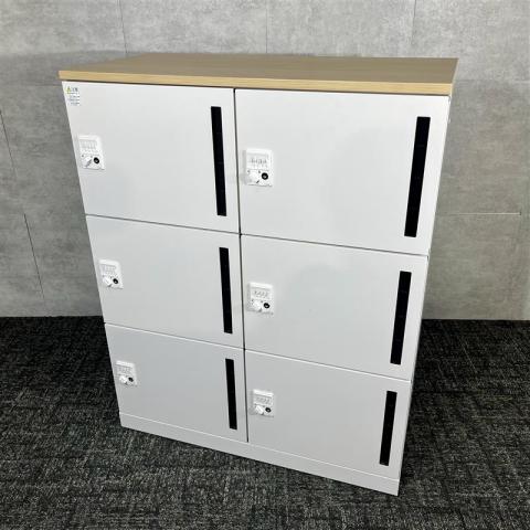 【中古】イフス HSEP-1092TNW-W9 イトーキ（ITOKI） 6人用パーソナルロッカー