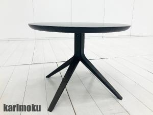 KARIMOKU NEW STANDARD / カリモクニュースタンダード　スカウト ビストロ ローテーブル　KNS　北欧　ブラック