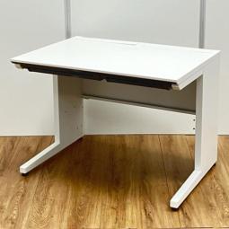 【関西倉庫在庫】コクヨ製　アイエス※is　ホワイト　W1000xD700xH720サイズ　引出し付　配線口あり　スペースを有効活用！　W1000タイプのコンパクト事務机！　平机！！【弊社使用欄：A01094118】