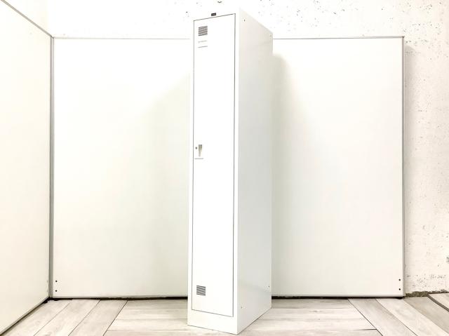 【中古】システム NS-1-S型 ウチダ（UCHIDA) 1人用更衣ロッカー