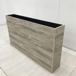 【空間に自然なアクセントを！木目調デザインのオカムラ製プランターボックス！】■オカムラ（okamura）製　プランターボックス　グリーンディスプレイプランター　■木目ナチュラル【CU】【関東倉庫在庫品】【弊社使用欄：A90100777】