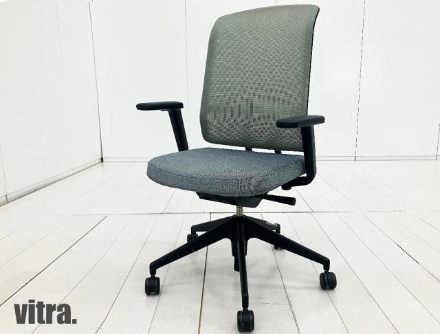 vitra / ヴィトラ AMチェア アルベルト・メダ 肘付 グレー メッシュ