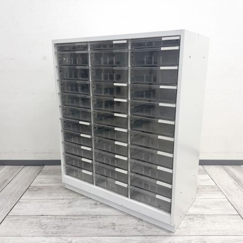 【中古】シンライン HTM-109KBN-W9 イトーキ（ITOKI） ローキャビネット／クリスタルトレー