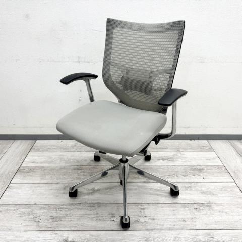【中古】バロンチェア CP43BS FDF3 オカムラ（okamura） 肘付ローバックチェア