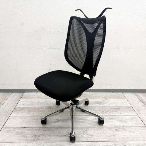 【中古】サブリナ C834BR FSY1 オカムラ（okamura） 肘無ハイバックチェア