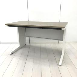 【スタイリッシュなブラウンカラー！スタンダードな幅1200㎜のオフィスデスク！】 ■イトーキ(ITOKI)製　CZRシリーズ　平机　W1200×D700㎜　■引き出し付き　■天板：木目調ブラウン/L字脚：ホワイト 612833　オフィスバスターズ　水戸サテライト　大子町　北茨城市　高萩市　日立市　常陸太田市　常陸大宮市　那珂市　東海村　ひたちなか市　城里町 水戸市　笠間市　茨城町　大洗町　小美玉市