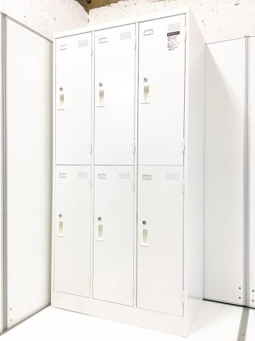 【中古】LKロッカー LK-N6SWE コクヨ（KOKUYO） 6人用更衣ロッカー
