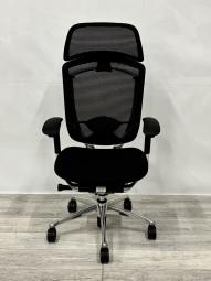 【中古】【訳アリ】国内メーカーの高級チェアと言えば・・・オカムラ　コンテッサ　ヘッドレスト付き　#岐阜#愛知#三重#静岡