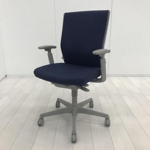【中古】エスクード C435GR　FFW4 オカムラ（okamura） 肘付ハイバックチェア