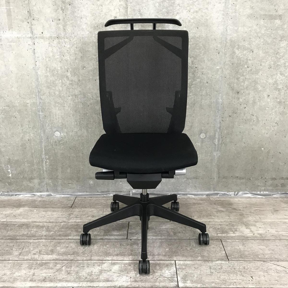 中古】ヴェントチェア KE-867JAHZ9T1T2 イトーキ/ITOKI 肘無ハイバック