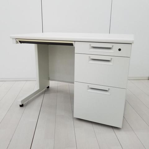 【中古】JSシリーズ JS-C0470D-3 WH プラス（PLUS） 片袖机