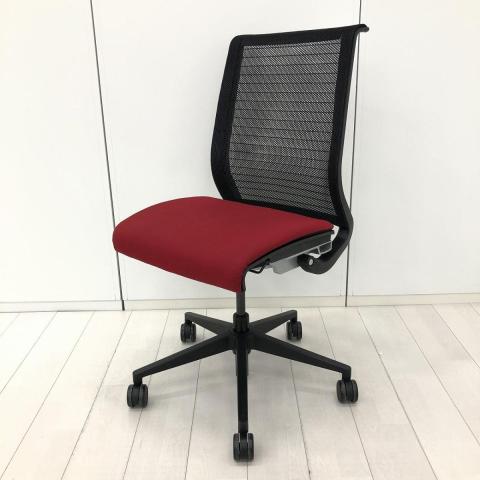 【中古】シンクチェア（旧モデル）  Steelcase（スチールケース） 肘無ハイバックチェア