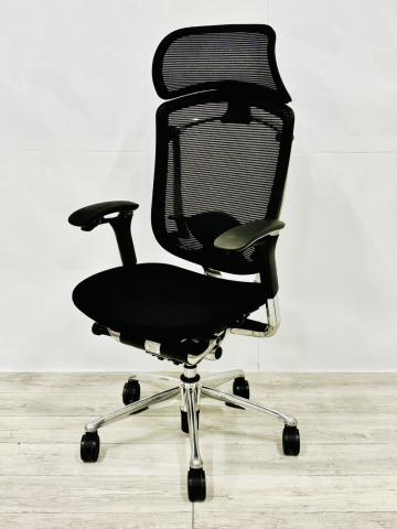 【中古】コンテッサチェア CM32AB　N オカムラ（okamura） 肘付ハイバックチェア