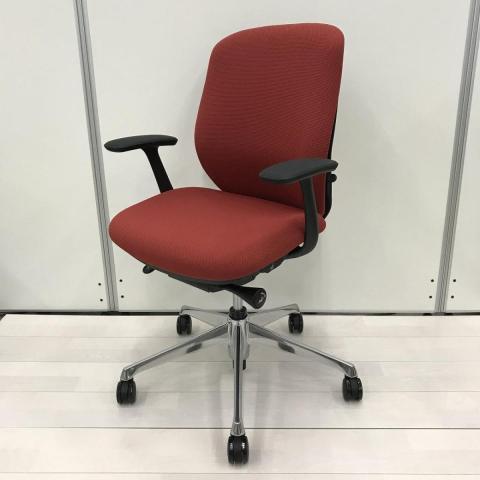 【中古】シルフィー C643BR FSF9 オカムラ（okamura） 肘付ローバックチェア