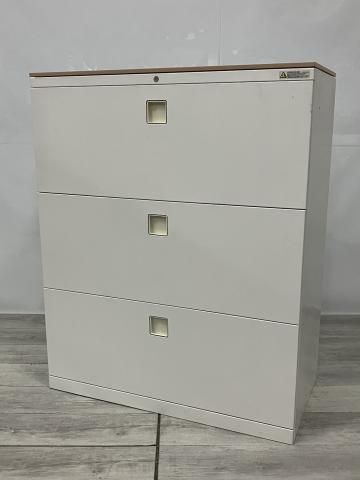 【中古】レクトライン 4BG3ZC ZA75 オカムラ（okamura） ローキャビネット／ラテラル