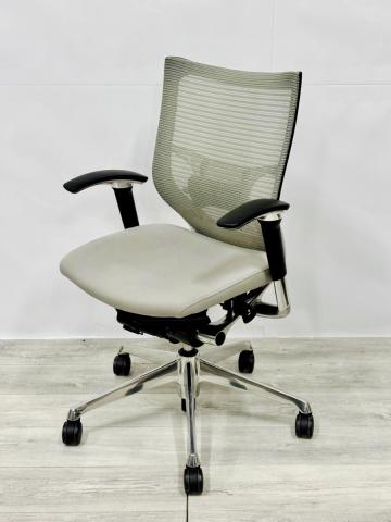 【中古】バロンチェア CP43BS FDF3 オカムラ（okamura） 肘付ローバックチェア