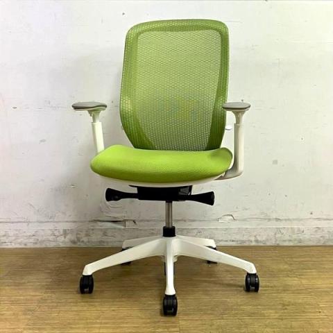【中古】シルフィーメッシュ  オカムラ（okamura） 肘付ハイバックチェア