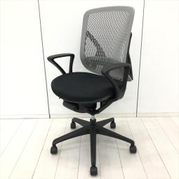 【知る人ぞ知るチェア入荷！独特のフレーム構造により良質な座りを実現しました！】■イナバ製　イエラ（Yera）ハイバックチェア　固定肘（サークル肘）　■背面メッシュ　■グレー【CUL9】【関東倉庫在庫品】【弊社使用欄：A01066104】