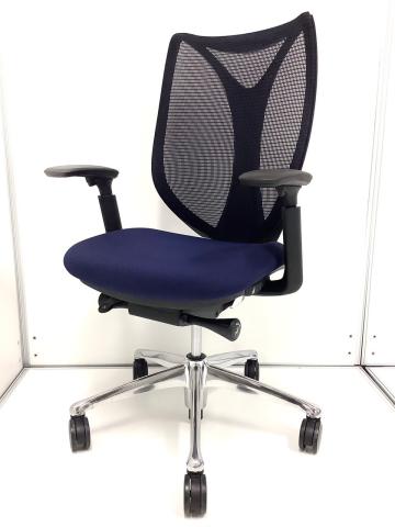 【中古】サブリナ C853BR-FSY オカムラ（okamura） 肘付ハイバックチェア