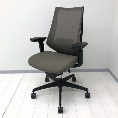 【中古】デュオラ メッシュ CRSG3000E6N コクヨ（KOKUYO） 肘付ハイバックチェア
