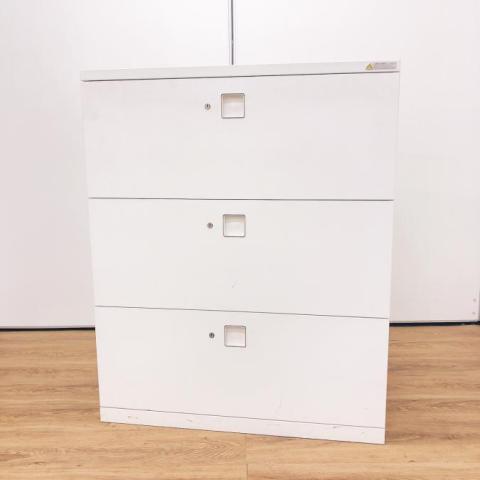 【中古】レクトライン  オカムラ（okamura） ローキャビネット／ラテラル