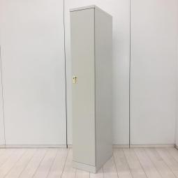 プラス　LH　1人用ロッカー　スリムタイプ　ニューグレー　カギ付き　シリンダー錠【愛知・名古屋・豊田・静岡・浜松】