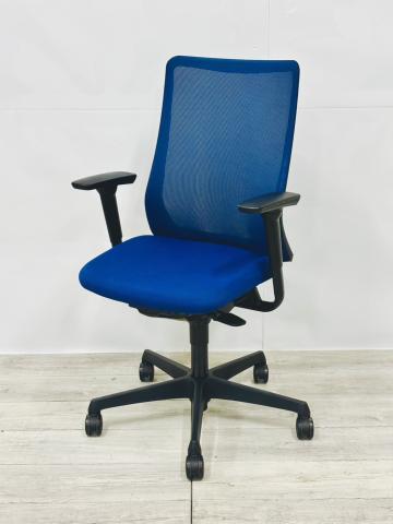 【中古】フルーエントチェア CB35ZR FKB3 オカムラ（okamura） 肘付ハイバックチェア