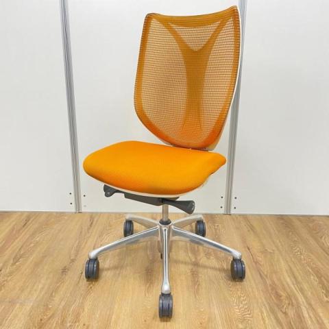 【中古】サブリナ  オカムラ（okamura） 肘無ハイバックチェア