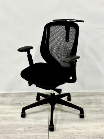 【中古】シルフィーメッシュ C641XR FMP1 オカムラ（okamura） 肘付ローバックチェア